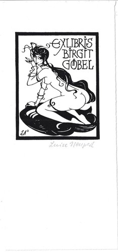 Luise neupert exlibris - exlibris, für