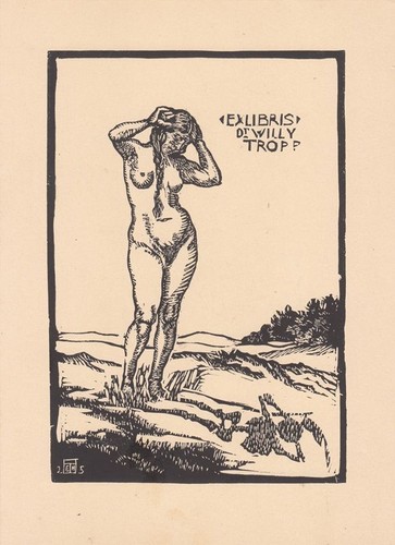 Exlibris bookplate - exlibris,