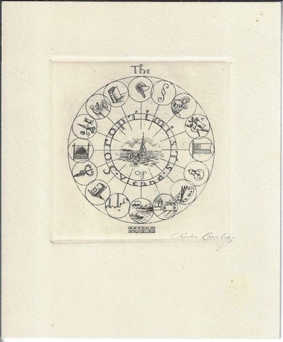 Sascha kronburg exlibris - sascha, kronburg: