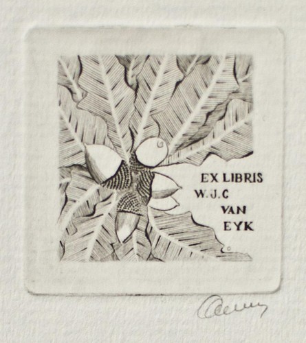 Exlibris andré gastmans - exlibris,