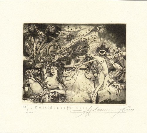 Exlibris bookplate radierung - exlibris,