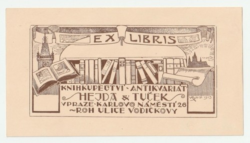 Vaclav rytir exlibris für - vaclav,