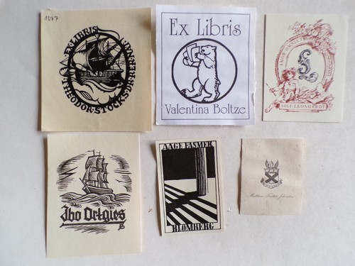 Konvolut von exlibris - von, 6