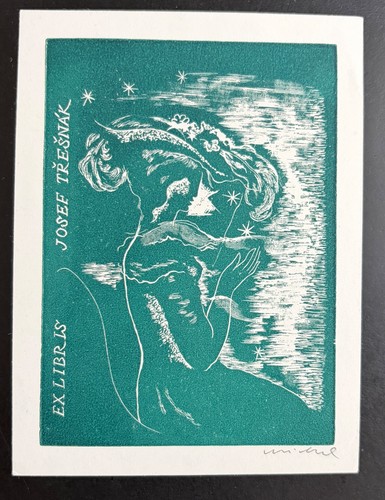 Exlibris erotik nakte - nakte, frau
