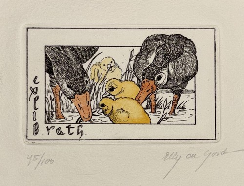 Elly koster exlibris - koster:,