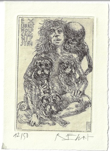 Rainer ehrt exlibris für - rainer,