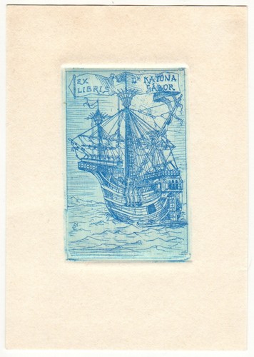 Kolostyak exlibris für - j.,