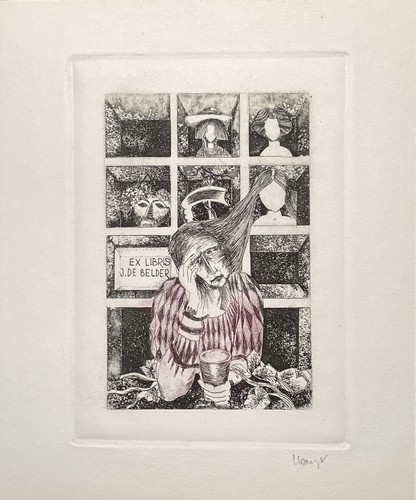 Exlibris kamper j de - exlibris, j.
