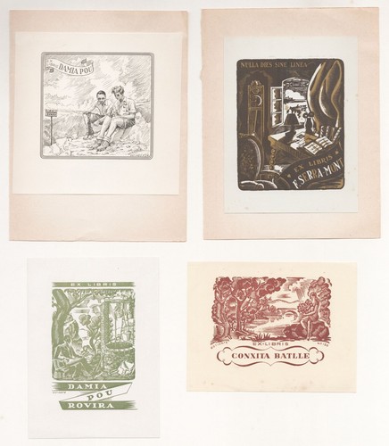 Exlibris juan estiarte - exlibris,
