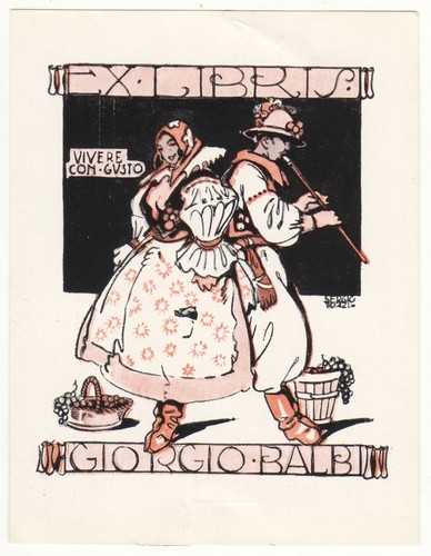 Sergio burzi exlibris für - sergio,