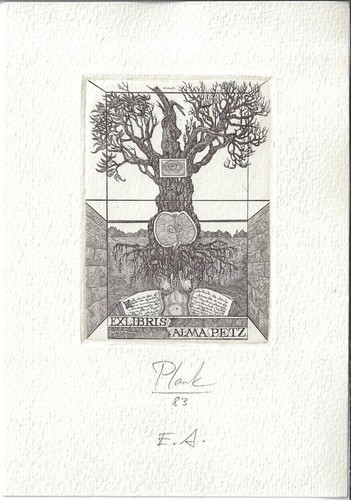Heinz plank exlibris - heinz, für