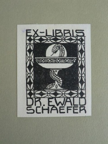 Exlibris für ewald - exlibris, dr.
