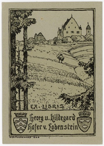 Marquard exlibris wappen georg - marquard,