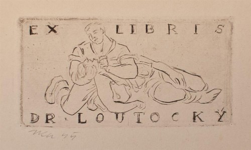 Jiri jaska exlibris loutocky - exlibris,
