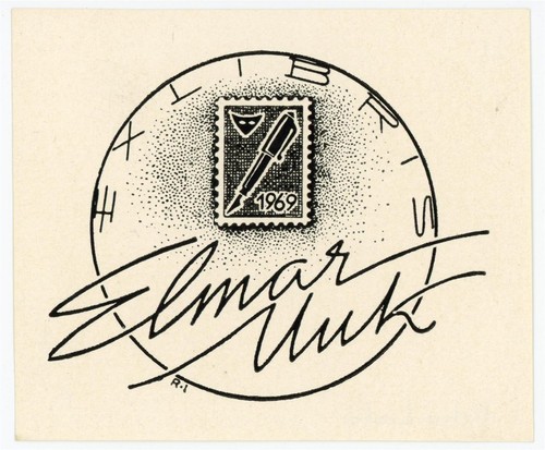 Riho lahi exlibris elmar uuk - lahi,