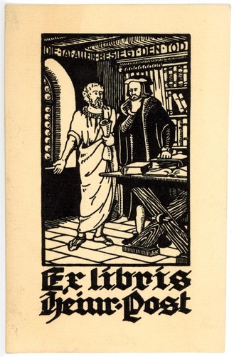 Exlibris sprichwort gelehrte - exlibris,