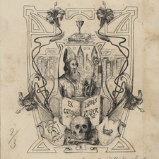 Exlibris Zeichnung Tinte