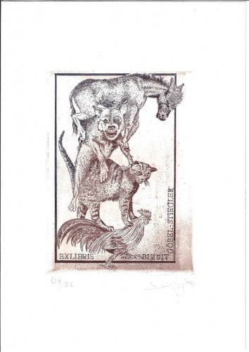 Olaf gropp exlibris für - olaf, gropp: