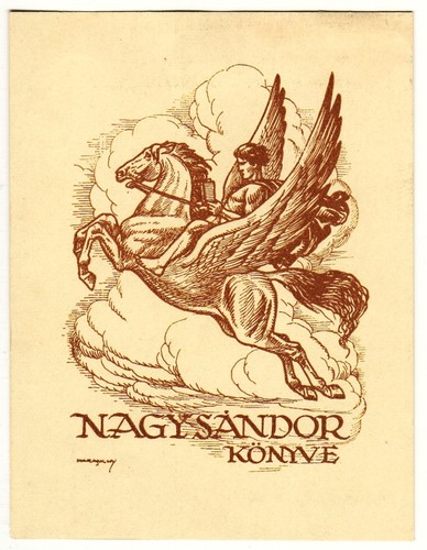 Jenö haranghy exlibris für - jenÖ, haranghy: