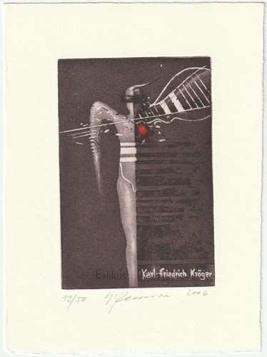 Horst rellecke exlibris für - horst,