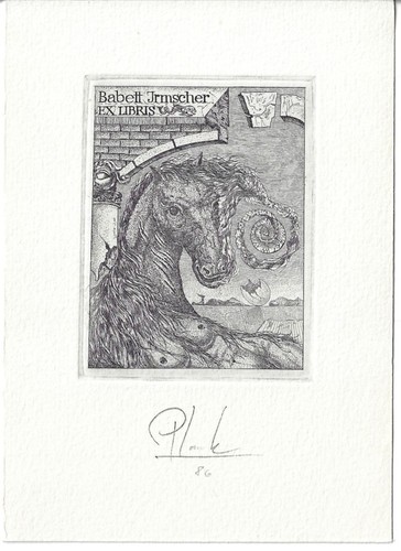 Heinz plank exlibris - heinz, plank: