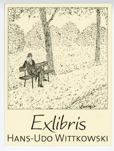 Exlibris hans udo - exlibris, wittkowski