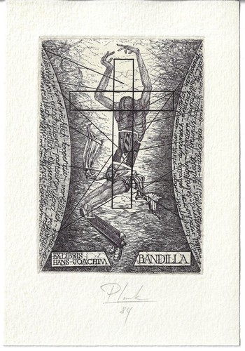Heinz plank exlibris für - exlibris,