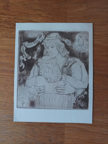 Exlibris david bekker - exlibris,, 1981