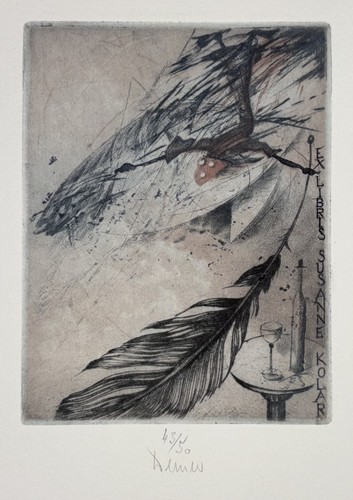 Josef werner exlibris for - josef, werner: