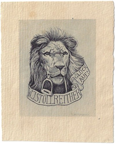 Ivo puhonny exlibris für - für, w