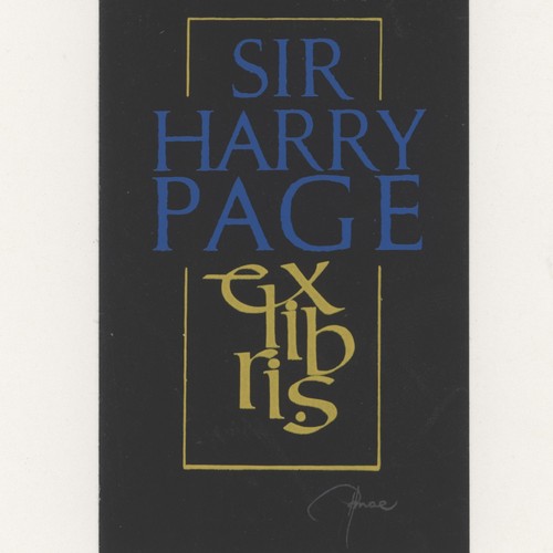 Exlibris hannu paalasmaa - exlibris, sir