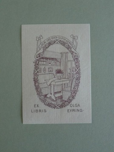Exlibris für olga eyring - exlibris,
