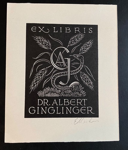 Exlibris medizin aesculap von - aesculap,