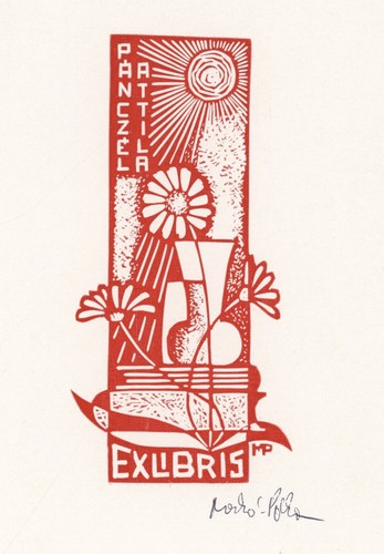Exlibris panczel attila meskó - panczel,