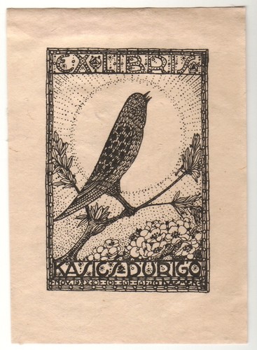 Anonym exlibris für - anonym:,