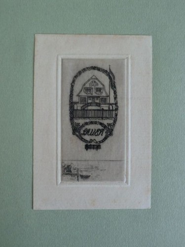 Exlibris sauer motiv floral - sauer.,