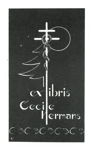 Exlibris cecie hermans - exlibris,