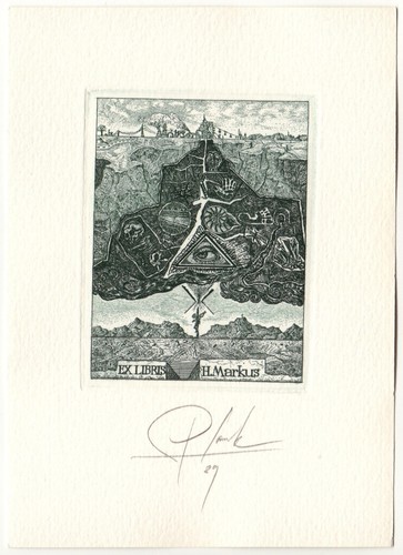 Heinz plank exlibris für - plank:,