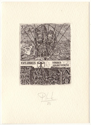 Heinz plank exlibris - plank:,