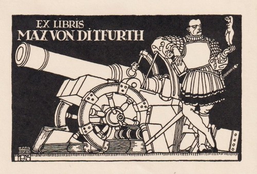 Exlibris jozsef diveky - diveky, max