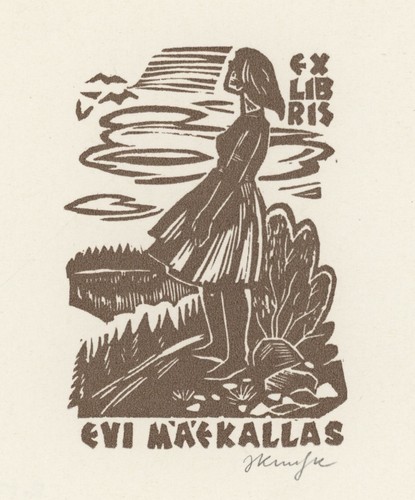 Exlibris evi mäekallas jaak - mäekallas,