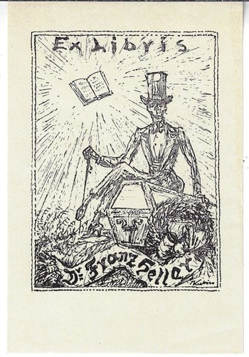 Alfred kubin exlibris für - alfred, kubin: