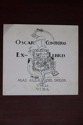 Libris oscar contreras - ✒, ex