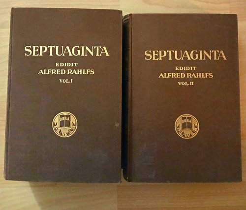 Septuaginta alfred rahlfs - septuaginta,