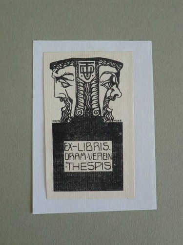 Exlibris für dram - exlibris, dram.