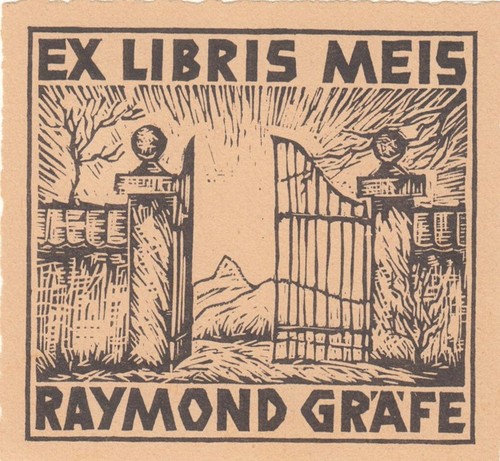 Exlibris bookplate - exlibris,