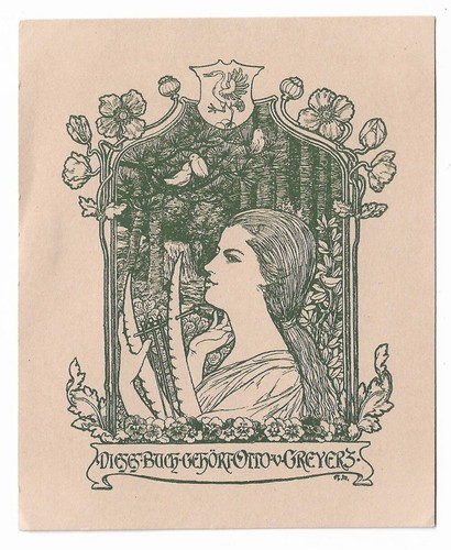 Rudolf münger exlibris - mÜnger:, für