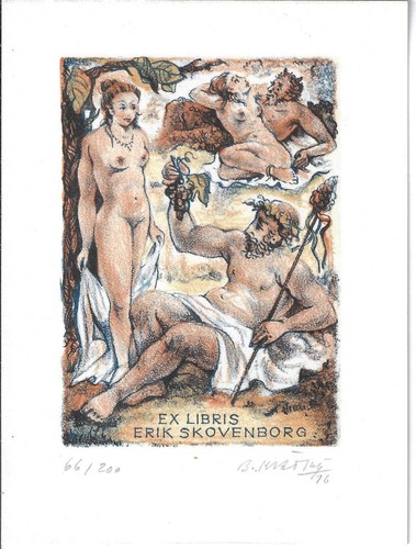 Bohumil kratky exlibris für - exlibris,