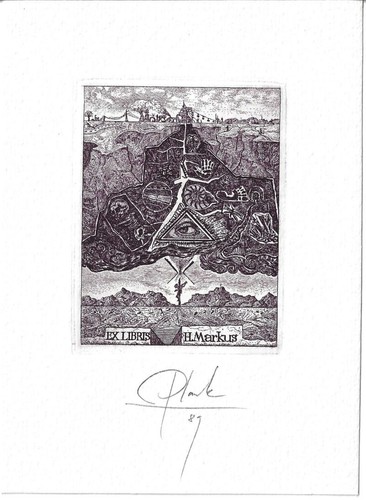 Heinz plank exlibris für - heinz,