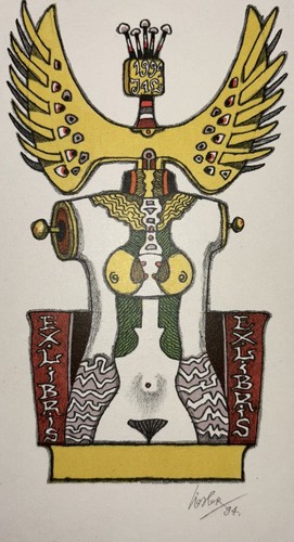 Josef liesler exlibris 1994 - josef,